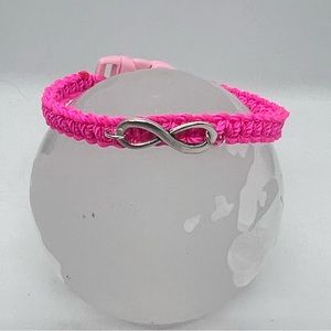 Knotted Bracelet Unisex with Charm INFINITY